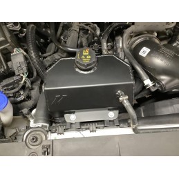 Black Aluminum Coolant Reservoir Ford Mustang 15-23