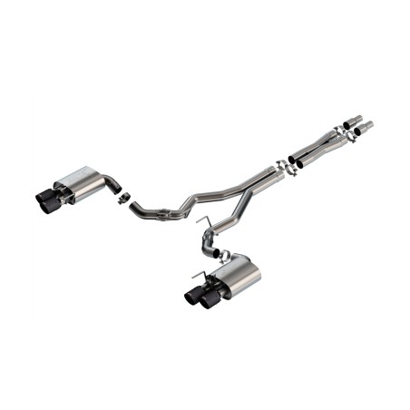 Exhaust System Borla ATAK Cat-Back Black Tips CFB Ford Mustang GT 2024