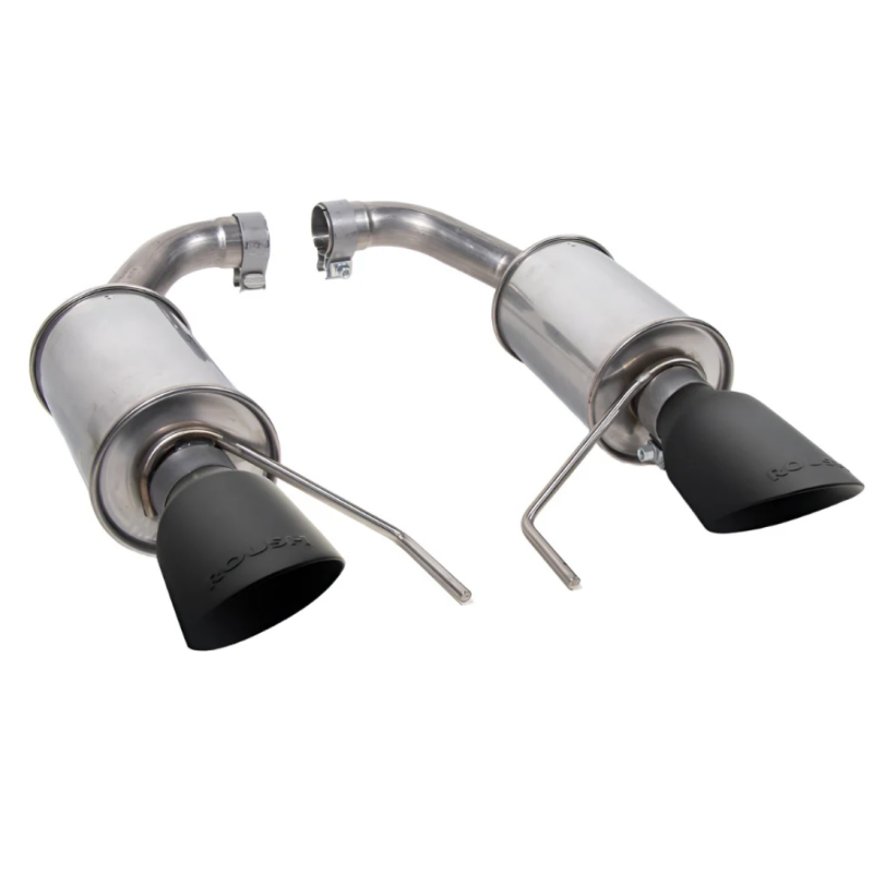 Système d'échappement Roush Axle-Back Embouts Noir Ford Mustang GT 18-24