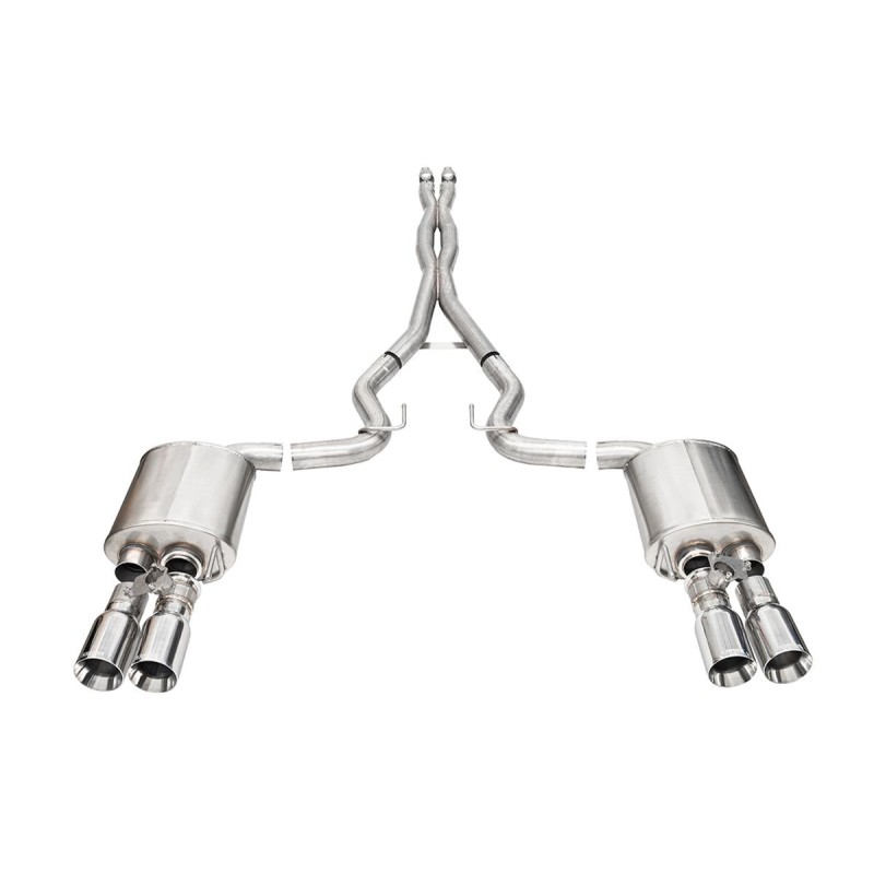 Exhaust System Corsa Xtreme Valved Straight 4.0 polished Ford Mustang GT 2024