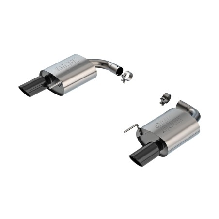 Auspuffanlage System Borla ATAK Axle-Back Slant Schwarz Chrom Ford Mustang GT 2024