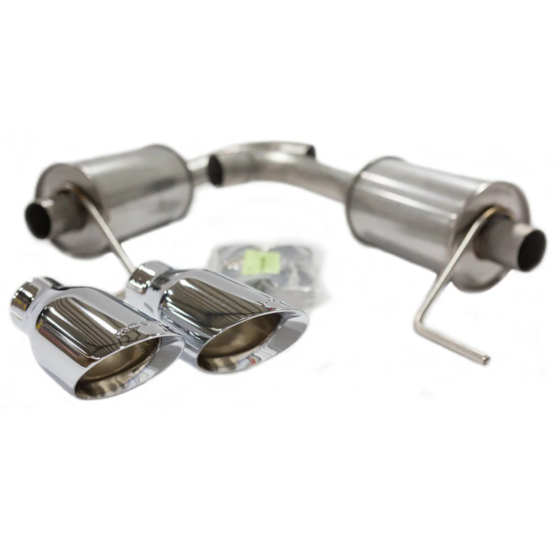 Exhaust System Roush Axle-Back Slant Polished Tips Ford Mustang 15-17
