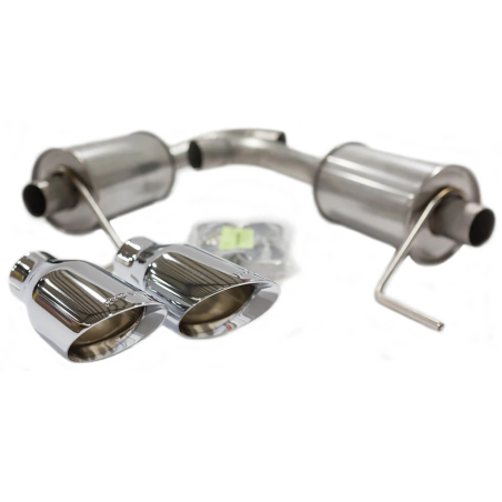 Système d'échappement Roush Axle-Back Embouts Slant Poli Ford Mustang 15-17