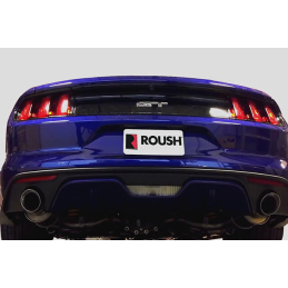 Auspuff Roush Axle-Back Endkappen Slant Poliert Ford Mustang 15-17