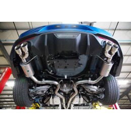 Échappement Roush Cat-Back Dual Slant Poli Ford Mustang GT 18-24