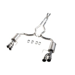 Scarico Roush Cat-Back Dual Slant Lucido Ford Mustang GT 18-24American 4x4 - Accessori e ricambi per Muscle Car Quad e 4x4