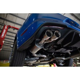 Échappement Roush Cat-Back Dual Slant Poli Ford Mustang GT 18-24