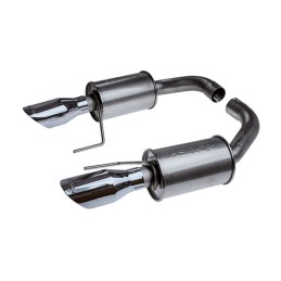 Auspuffanlage System Roush Axle-Back Endkappen Slant Poliert Ford Mustang 3.7L/2.3L V6 15-23