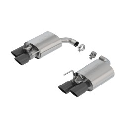 Auspuffanlage System Borla S-Type Axle-Back Dual Slant Schwarz Mit Ventil Ford Mustang GT 18-23
