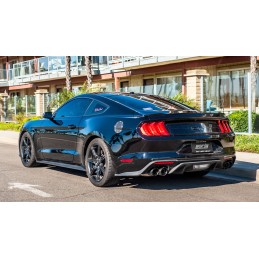 Auspuff Borla ATAK Cat -Back Dual Slant CFB Mit Ventil Ford Mustang GT 18-23