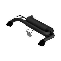 Auspuffanlage System Borla ATAK Axle-Back Slant Schwarz Ford Bronco V6 2.7L 21-23