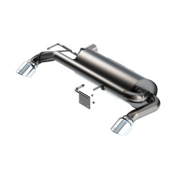 Système d'échappement Borla S-Type Axle-Back Slant Poli Ford Bronco V6 2.7L 21-23