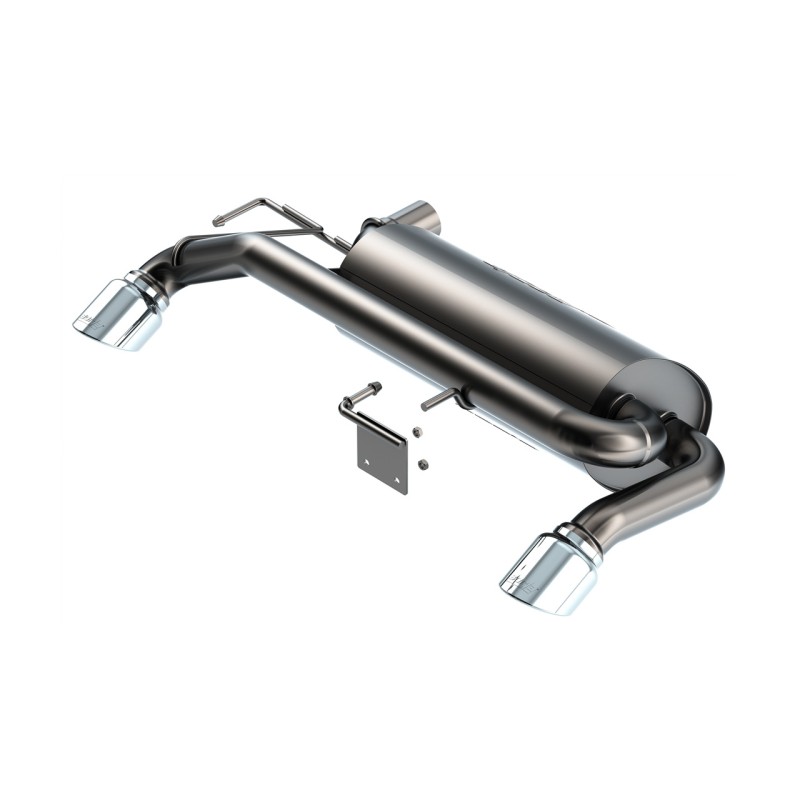 Auspuffanlage System Borla ATAK Axle-Back Slant Poliert Ford Bronco V6 2.7L 21-23