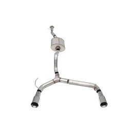 Auspuffanlage System Corsa Cat-Back Straight 4.0 Poliert Ford Bronco V6 2.7L 21-24