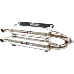 Système d'échappement Trinity Slip-on Dual Stage 5 Inox Polaris RZR XP 1000 TURBO 4X4 16-19