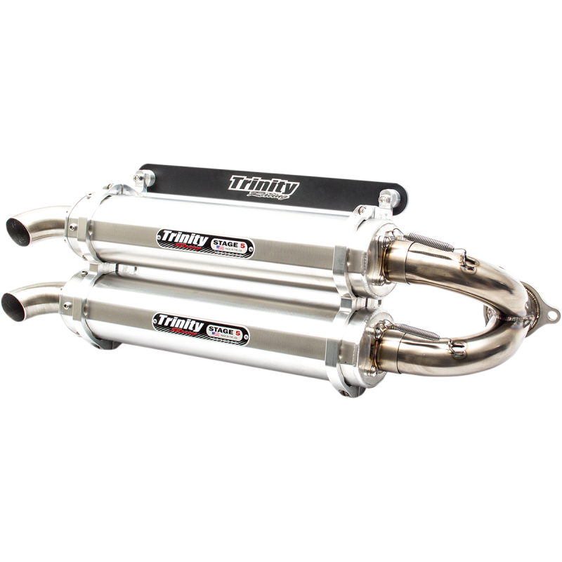 Système d'échappement Trinity Slip-on Dual Stage 5 Inox Polaris RZR XP 1000 TURBO 4X4 16-19