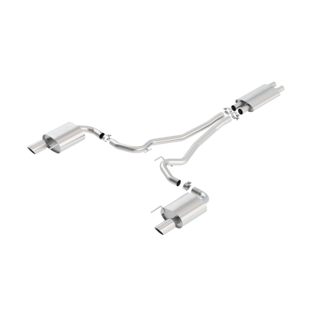 Sistema di scarico Borla Cat-Back Touring Lucido Ford Mustang GT 15-17