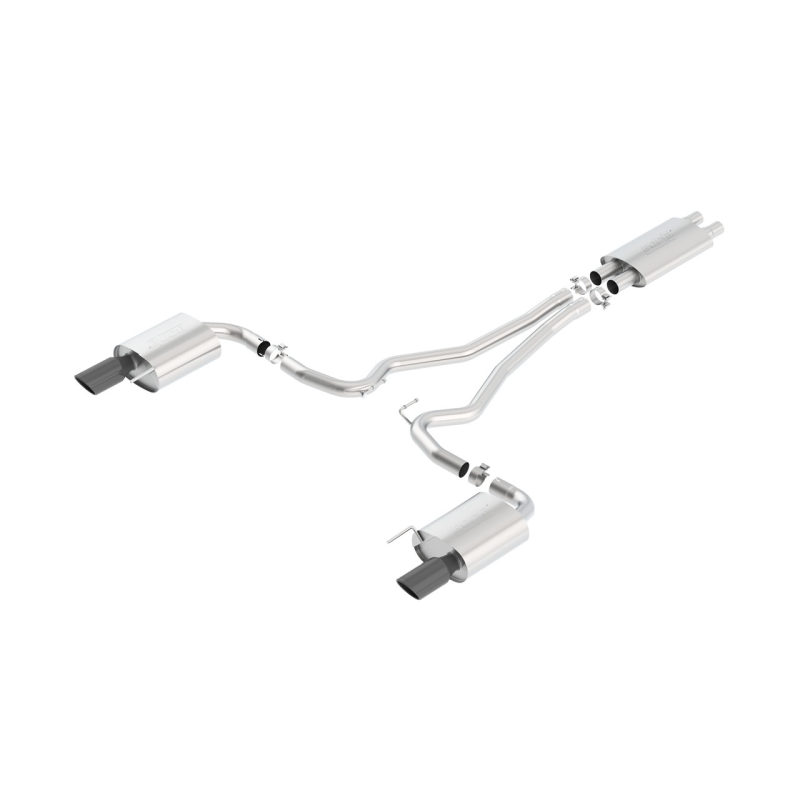 Auspuffanlage System Borla Cat-Back Touring Schwarz Ford Mustang GT 15-17