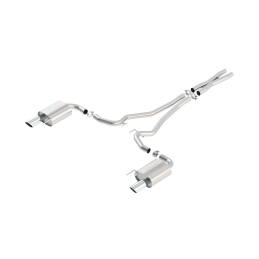 Système d'échappement Borla Cat-Back ATAK Poli Ford Mustang GT 15-17