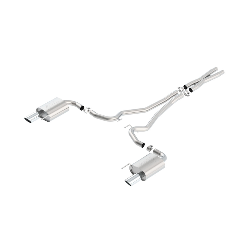 Sistema di scarico Borla Cat-Back ATAK Lucido Ford Mustang GT 15-17