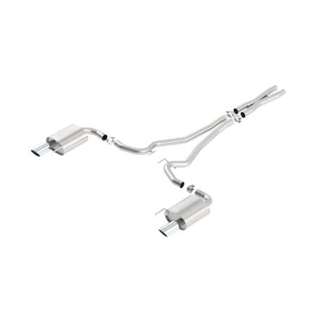 Système d'échappement Borla Cat-Back ATAK Poli Ford Mustang GT 15-17