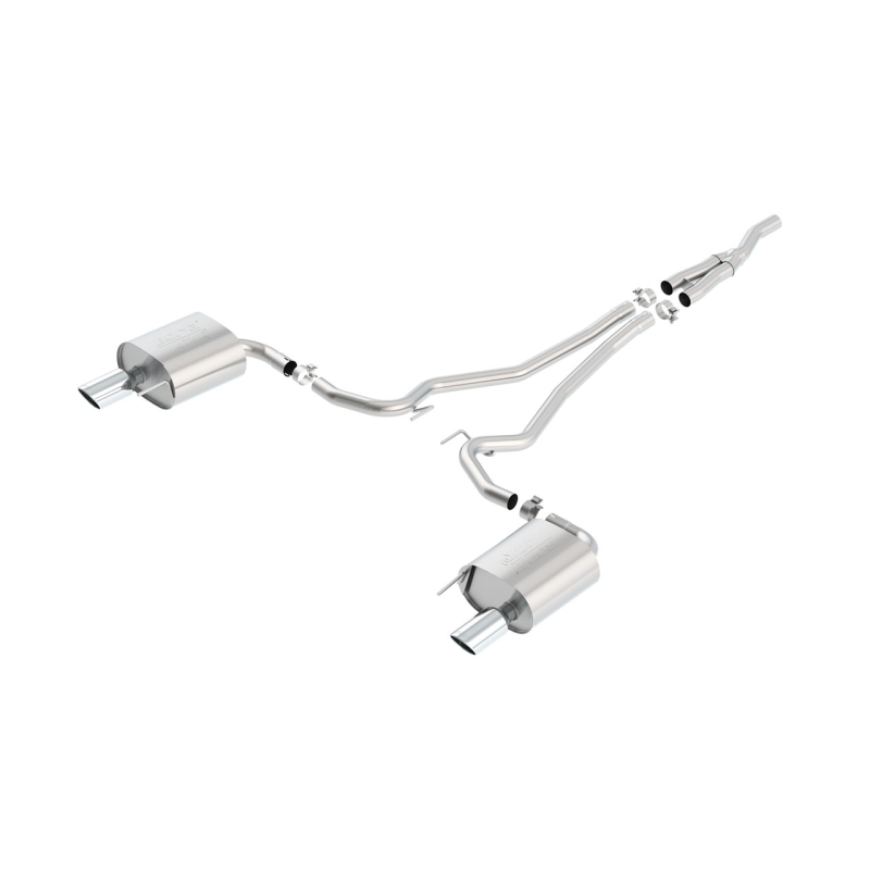 Exhaust System Borla Cat-Back S-Type Polished Ford Mustang L4 2.3 L EcoBoost 15-24